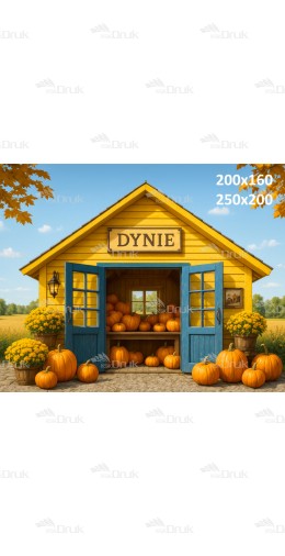 Tło fotograficzne Jesień, Dynie J_199